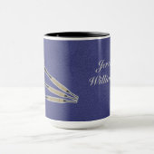 Darts Three darts on Custom background personalize Mok (Midden)