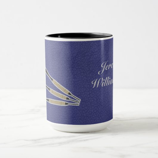 Darts Three darts on Custom background personalize Mok (Midden)