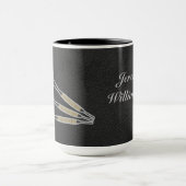 Darts Three darts on Custom background personalize Mok (Midden)