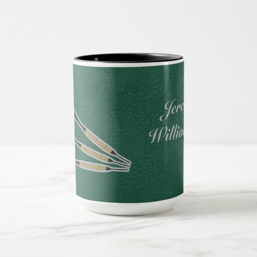 Darts Three darts on Custom background personalize Mok (Midden)