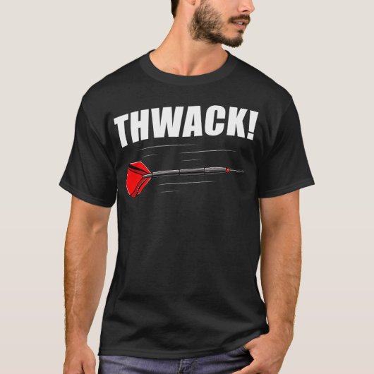 Darts - Thwack Arrow Bullseye - Pub T-shirt (Voorkant)