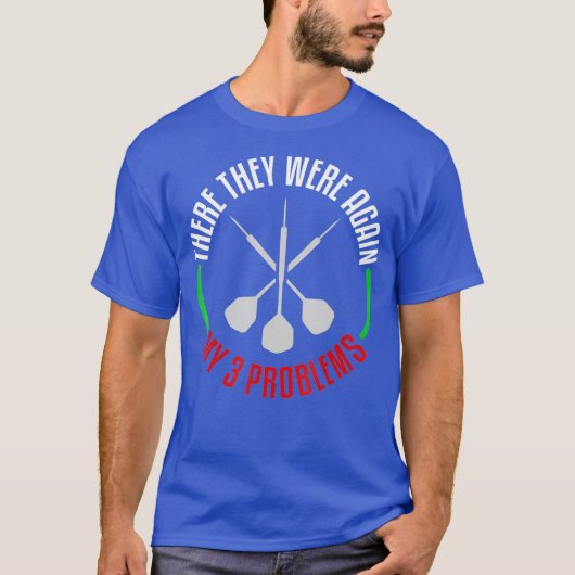 Darts Tshirt Grappig Team I Dart Speler Cadeau (Voorkant)