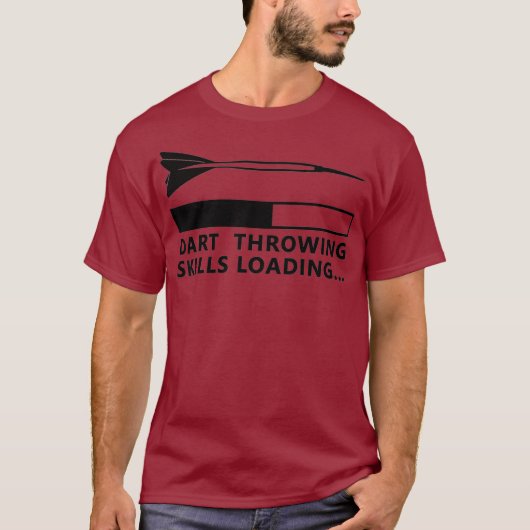Darts vaardigheden laden T-shirt (Voorkant)