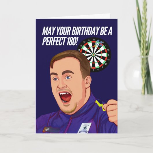 Darts Verjaardag Kaart (Voorkant)