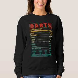 Darts Voeding Feiten Dart Speler Fan Team Motivat Trui