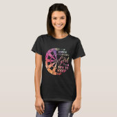 Darts Vrouwen Geschenk Pijlen Veld Team Speel Als T-shirt (Voorkant volledig)