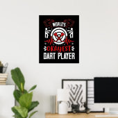 Darts - Werelds Gemiddelde Dartspeler Poster (Thuiskantoor)