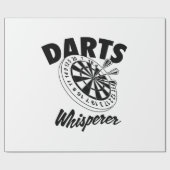 Darts Whisperer Cadeaupapier (Vlak)