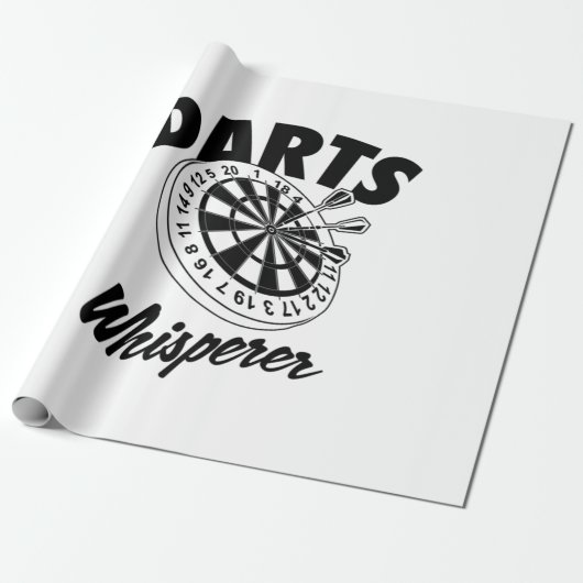 Darts Whisperer Cadeaupapier (Uitgerold)