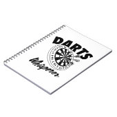 Darts Whisperer Notitieboek (Linkerzijde)