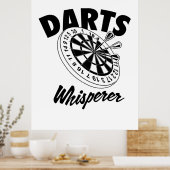 Darts Whisperer Poster (Keuken)