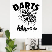 Darts Whisperer Poster (Thuiskantoor)