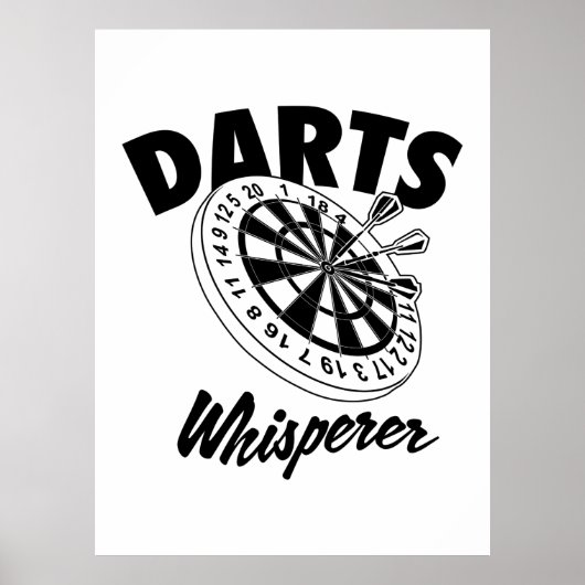 Darts Whisperer Poster (Voorkant)