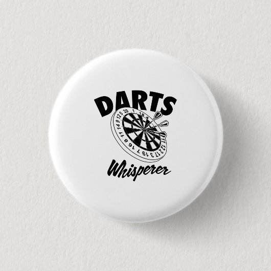 Darts Whisperer Ronde Button 3,2 Cm (Voorkant)