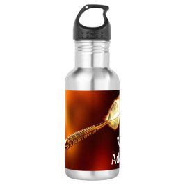 Darts with image of rocketing dart personalized  waterfles 