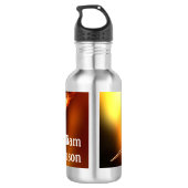 Darts with image of rocketing dart personalized  waterfles  (Achterkant)