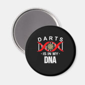 Darts zit in mijn DNA Magneet (Voorkant / Achterkant)