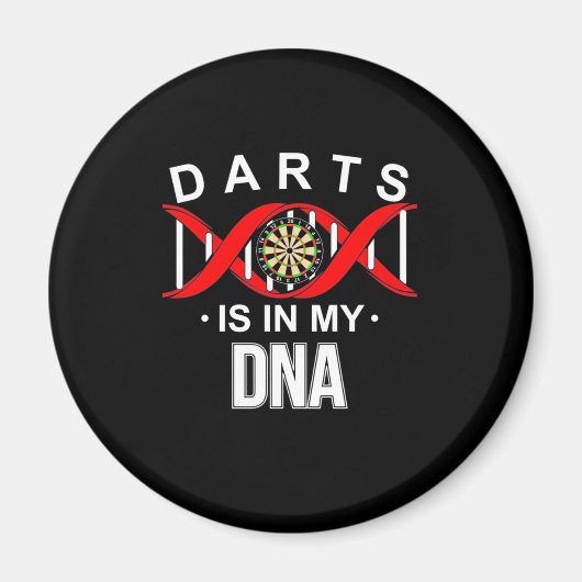 Darts zit in mijn DNA Magneet (Voorkant)