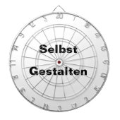 Dartscheibe Selbst Gestalten - Vorlage Dartbord (Voorkant)