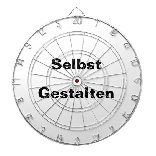Dartscheibe Selbst Gestalten - Vorlage Dartbord (Voorkant)