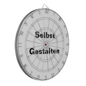 Dartscheibe Selbst Gestalten - Vorlage Dartbord (Voorkant Links)