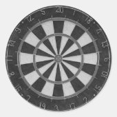 Dartscheibe Sticker (Voorkant)