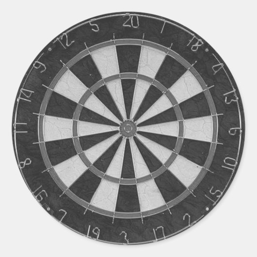 Dartscheibe Sticker (Voorkant)