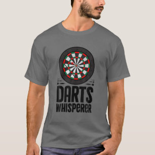 Dartsfluisteraar Grappige Dartsspeler Dartbordspel T-shirt
