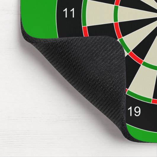 Darttarget_Vector_Clipart DARTS DARTBOARD TARGET Muismat (Hoek)