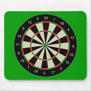 Darttarget_Vector_Clipart DARTS DARTBOARD TARGET Muismat