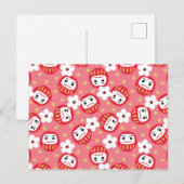 Daruma Briefkaart (Voorkant / Achterkant)