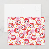 Daruma Briefkaart (Voorkant / Achterkant)