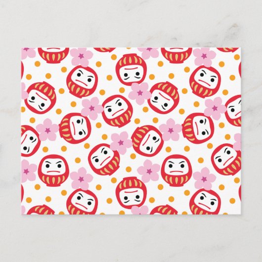 Daruma Briefkaart (Voorkant)