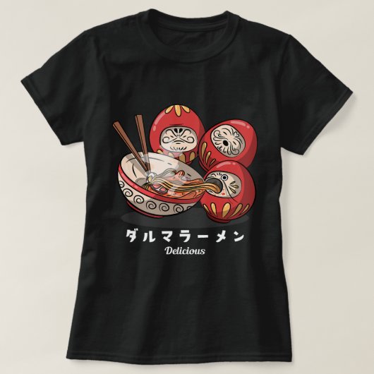 Daruma Dharma Ramen Delicious Ramen Lovers G T-shirt (Design voorkant)