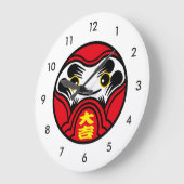 Daruma doll brengt "Veel succes" (Daikichi) Grote Klok (Hoek)