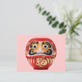 Daruma doll briefkaart (Staand voorkant)