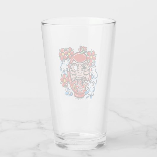 DARUMA DOLL Craft Beer Pint Glas (Achterkant)