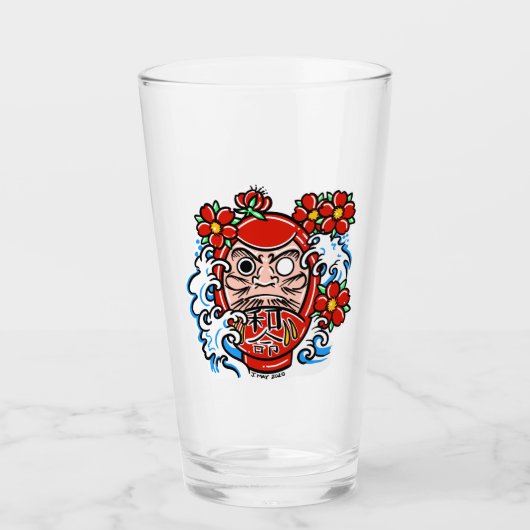 DARUMA DOLL Craft Beer Pint Glas (Voorkant)