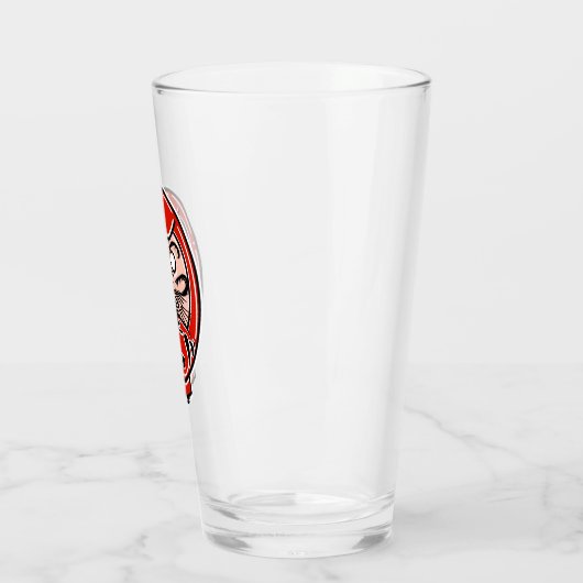 Daruma Doll Craft Beer Pint Glass Glas (Links)