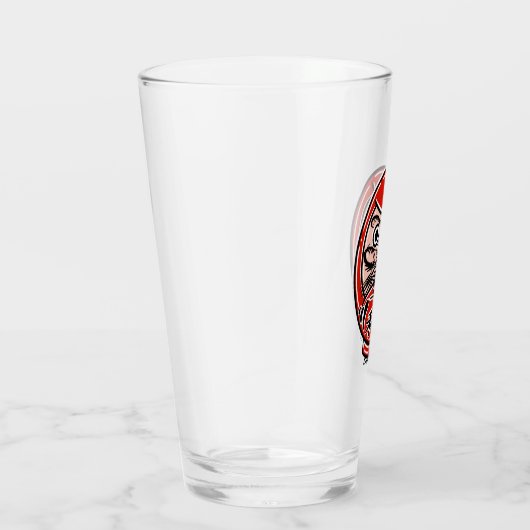 Daruma Doll Craft Beer Pint Glass Glas (Rechts)