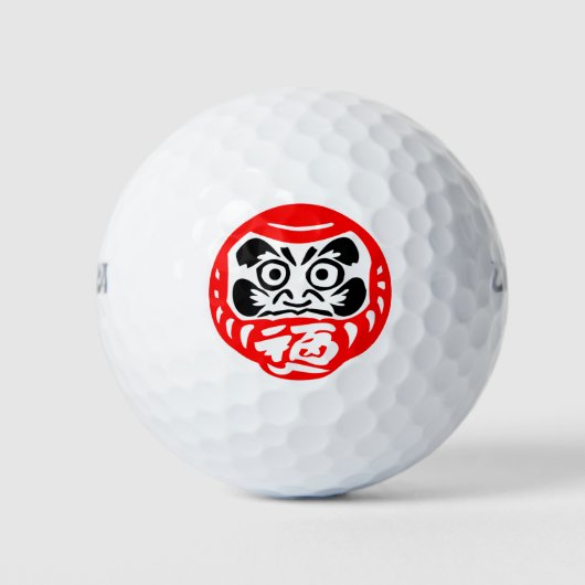 Daruma doll golfballen (Voorkant)