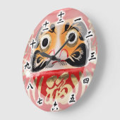 Daruma doll grote klok (Hoek)