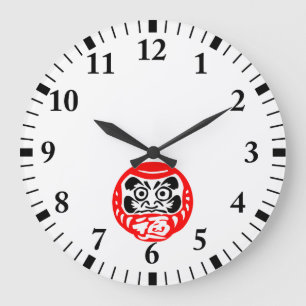 Daruma doll grote klok