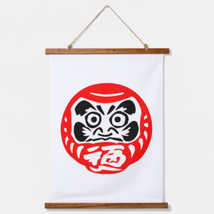 Daruma doll hangend wandkleed