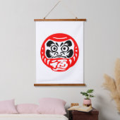 Daruma doll hangend wandkleed (Slaapkamer)