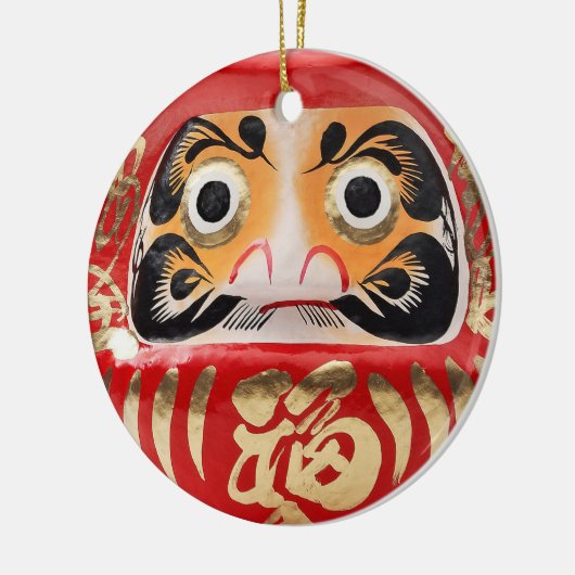 Daruma doll keramisch ornament (Links)