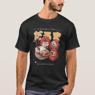Daruma Doll Ramen Soup Food - Ramen T-shirt