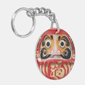 Daruma doll sleutelhanger (Voorkant Links)
