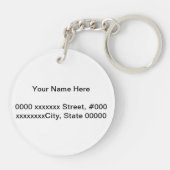 Daruma doll sleutelhanger (Achterkant)