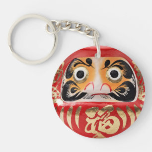 Daruma doll sleutelhanger